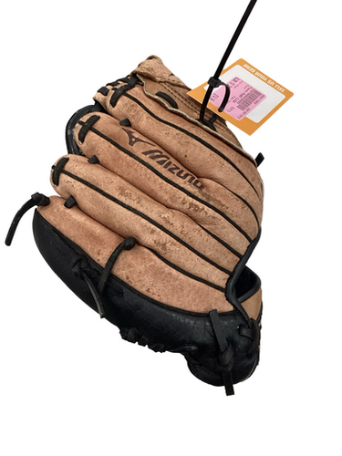 Used Mizuno POWER CLOSE BB/SB Glove RH Throw Brown 10" 11613-S000174850