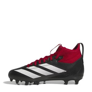 Adidas Adizero Impact.2 K Football Cleats Black White Red IE3986 Youth Size 3