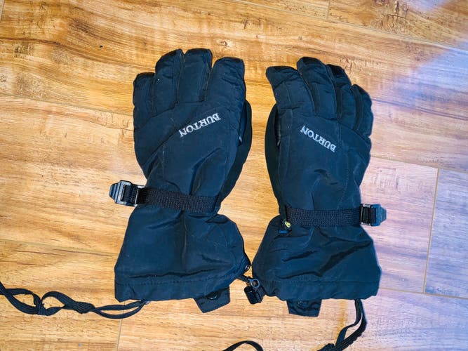Black Youth GORE-TEX Burton Medium Gloves Waterproof Dry-Ride (pre owned)