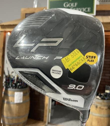 Wilson LAUNCH PAD 9 Driver 45" MAMIYA HELIUM Stiff Flex Graphite Shaft RH