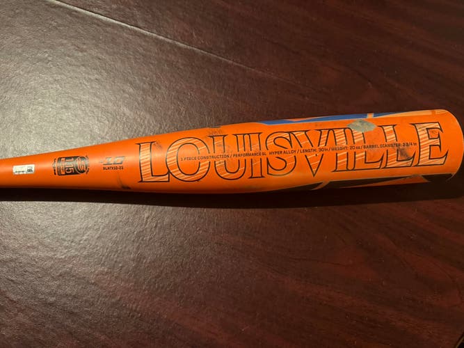 Louisville Slugger atlas USSSA Certified Bat (-10) 20 oz 30" (Used)