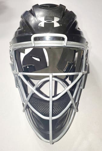 Under Armour Youth Sized Catcher's Helmet (Black) - Pre-Owned