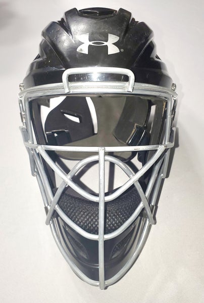 Under Armour Youth Sized Catcher's Helmet (Black) - Pre-Owned