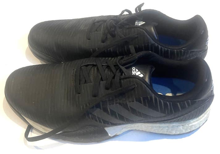 Adidas CODECHAOS SPORT Golf Shoes Black Men's US Size 12 M *Very Good*