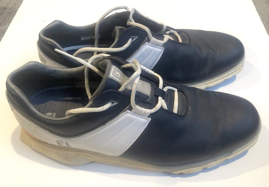 Men's Golf Shoes Foot Joy Pro SL Size 11 M EU 44.5 Blue/White/Orange *Good*