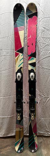 K2 Miss Demeanor 159cm 113-80-104 Twin-Tip Skis Salomon 10 Adjustable Bindings