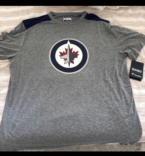 Men’s Fanatics Authentic Pro Winnipeg Jets Shirt XL