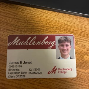 James Jenet Student Identification