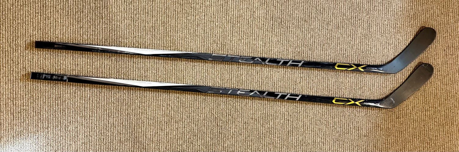 2-Pack Senior Easton Stealth CX Left Hand Hockey Stick Pro Stock (Used)