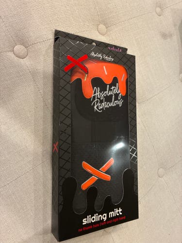 Absolutely ridiculous sliding mitt, pumpkin, spice ice cream (New)