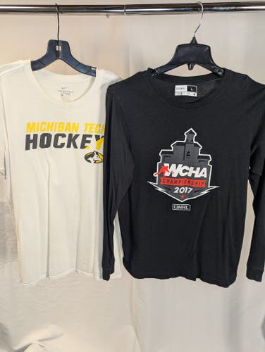 College Hockey (MTU) Tee-Shirt 2 Pack - Size Large