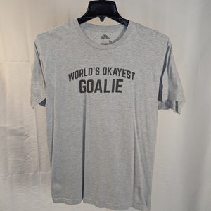 "World's Okayest Goalie" Tee-Shirt - Size XL