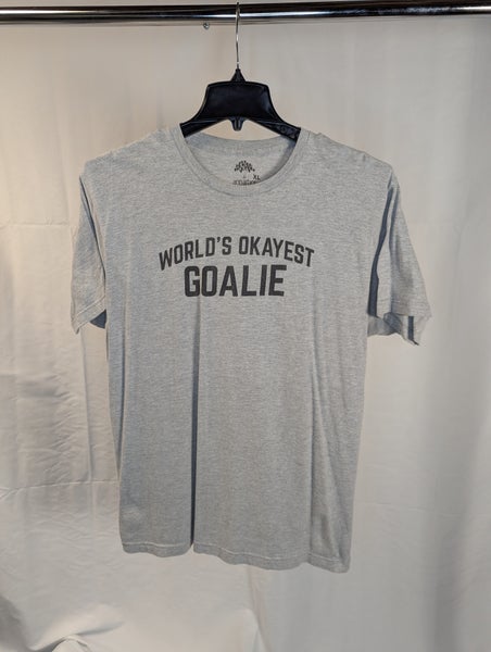 "World's Okayest Goalie" Tee-Shirt - Size XL