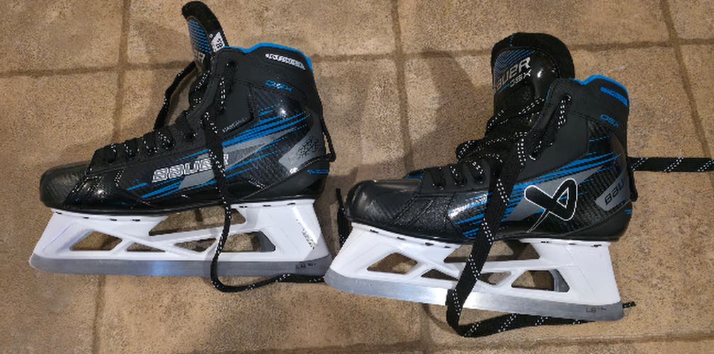 2024 Bauer GSX Hockey Goalie Skates Regular Width 8.5 (Used)