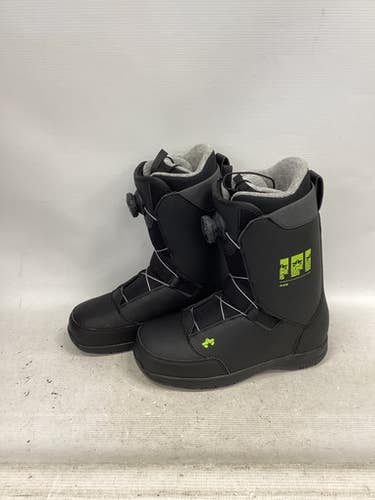 Used Rome SDS ACE Boys Snowboard Boots Black Junior 06 11851-S000042492