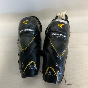 Used Easton STEALTH Junior Shin Guards Black 10" 11823-S000036988