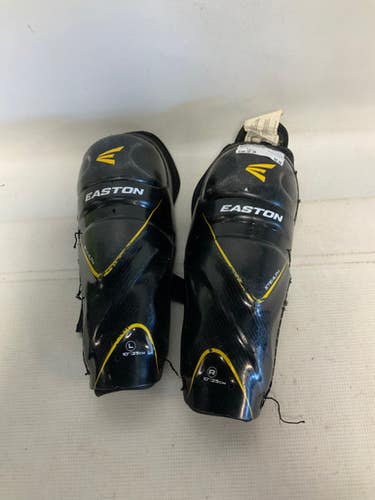 Used Easton STEALTH Junior Shin Guards Black 10" 11823-S000036988