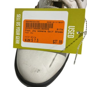 Used Foot Joy Womens Golf Shoes White Senior 7.5 11847-S000032439