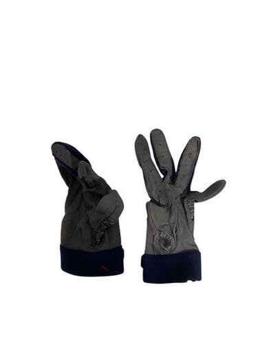 Used Rawlings BB/SB Batting Gloves Grey SM 11847-S000032419