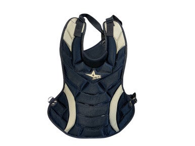 Used All Star Catchers Chest Protector Navy Blue Intermed 11873-S000194464