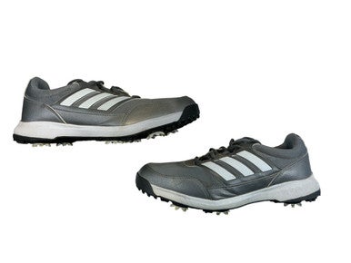 Used Adidas Mens Golf Shoes Grey Senior 8.5 11873-S000224161