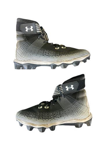 Used Under Armour Adult FB Cleats Black Senior 8 11873-S000227633