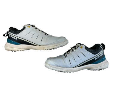 Used Sqairz Mens Golf Shoes White Senior 9 11873-S000209673