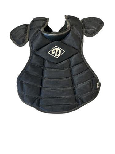 Used Diamond Catchers Chest Protector Black Adult 11873-S000218756