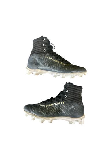 Used Under Armour Adult FB Cleats Black Senior 9 11873-S000226191
