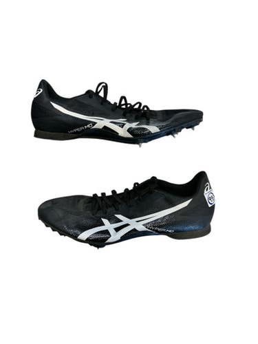 Used Asics Track & Field Cleats Adult Black Senior 9.5 11873-S000226561