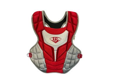 Used Louisville Slugger Catchers Chest Protector Red Junior 11873-S000220061