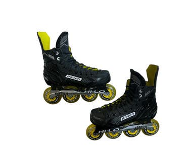 Used Bauer RS Senior Rec Fitness Skates Black Senior 8 11873-S000230494