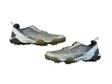 Used Foot Joy Mens Golf Shoes Grey And White Senior 10 11873-C000223430