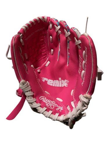 Used Rawlings REMIX SERIES BB/SB Glove T-ball Pink 8" 11847-S000032390