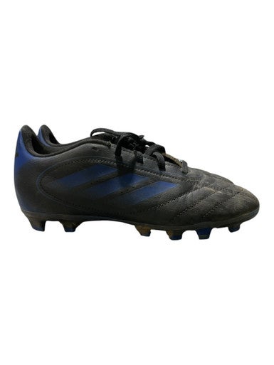 Used Adidas Soccer Cleats Black And Royal Blue Junior 03 11847-S000032406