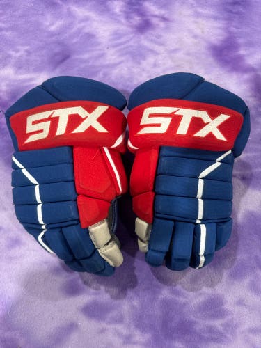 Blue Senior STX HPR2 Gloves 15" (Used)