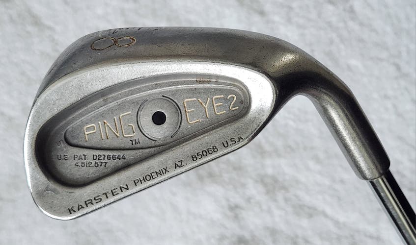Men's Ping Eye 2 Black Dot 8 Iron RH; Steel Shaft