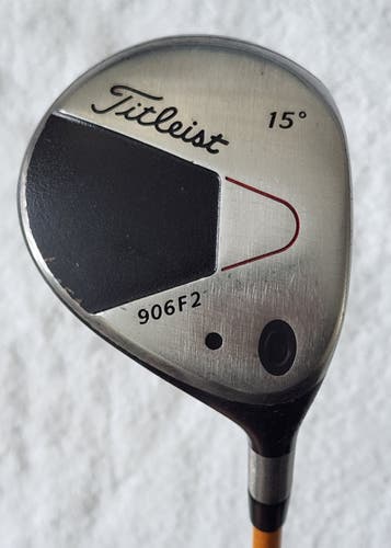 Men's Titleist 906 F2 15° Fairway Wood RH; Graphite Shaft