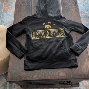 Iowa Hawkeye Black Kid's Hoodie