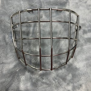 White Senior Bauer GRW SS D1 Replacement Goalie Mask (Used)