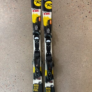 Kid's Rossignol ROC 110 cm Skis | Rossignol Xelium 4.5 Bindings (Used)
