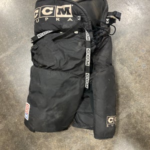 Black Senior Small CCM HP420 Supra Hockey Pants (Used)