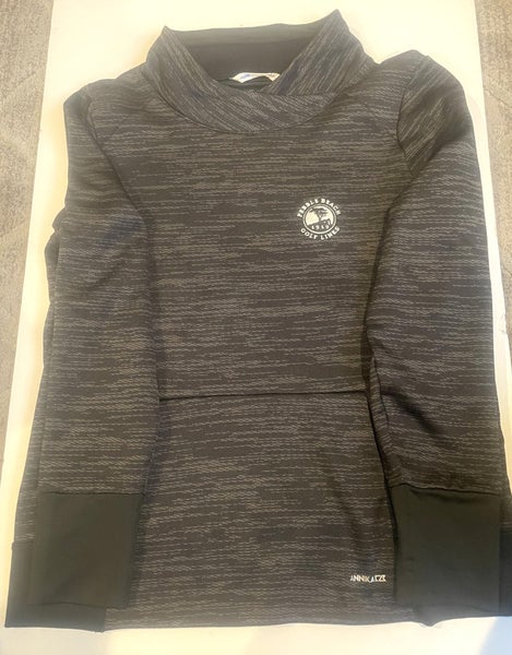 WOMENS ANNIKA CUTTER AND BUCK PEBBLE BEACH PULLOVER GREY MEDIUM M *NICE*