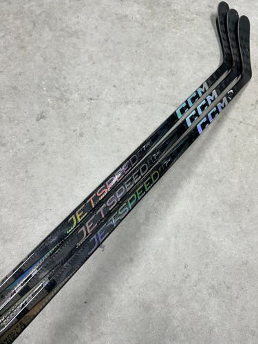3 Pack 85 Flex Custom P90TM Senior CCM Jetspeed FT7 Pro Left Hand Hockey Stick Pro Stock (New)