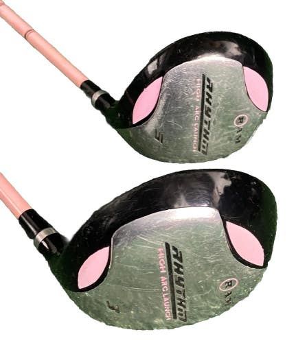 Ram Rhythm Women's Fairway Wood Set 3w, 5w RH Ladies Graphite Nice Factory Grips