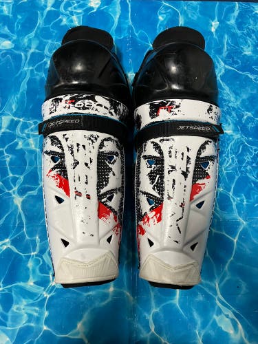 Senior CCM JetSpeed FT680 Shin Pads 14" (Used)