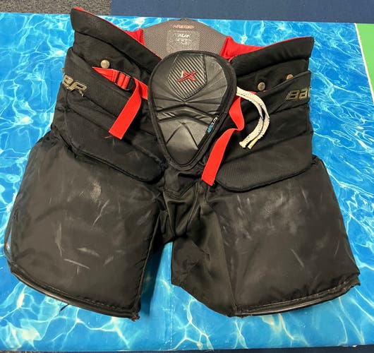 Senior Medium Bauer Vapor 1X Hockey Goalie Pants (Used)