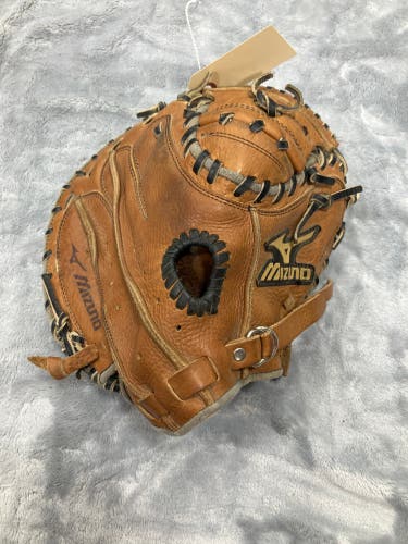Brown Mizuno Prospect RH Catcher's Baseball Glove 31.5" (Used)