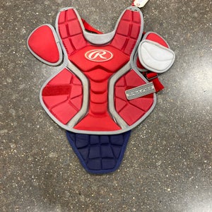 Red Intermediate Rawlings Catcher's Chest Protector (Used)