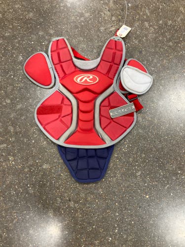 Red Intermediate Rawlings Catcher's Chest Protector (Used)